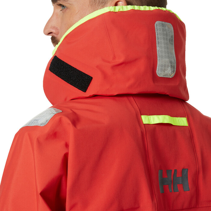 2024 Helly Hansen Mens Skagen Pro Sailing Jacket 34420 - Alert Red